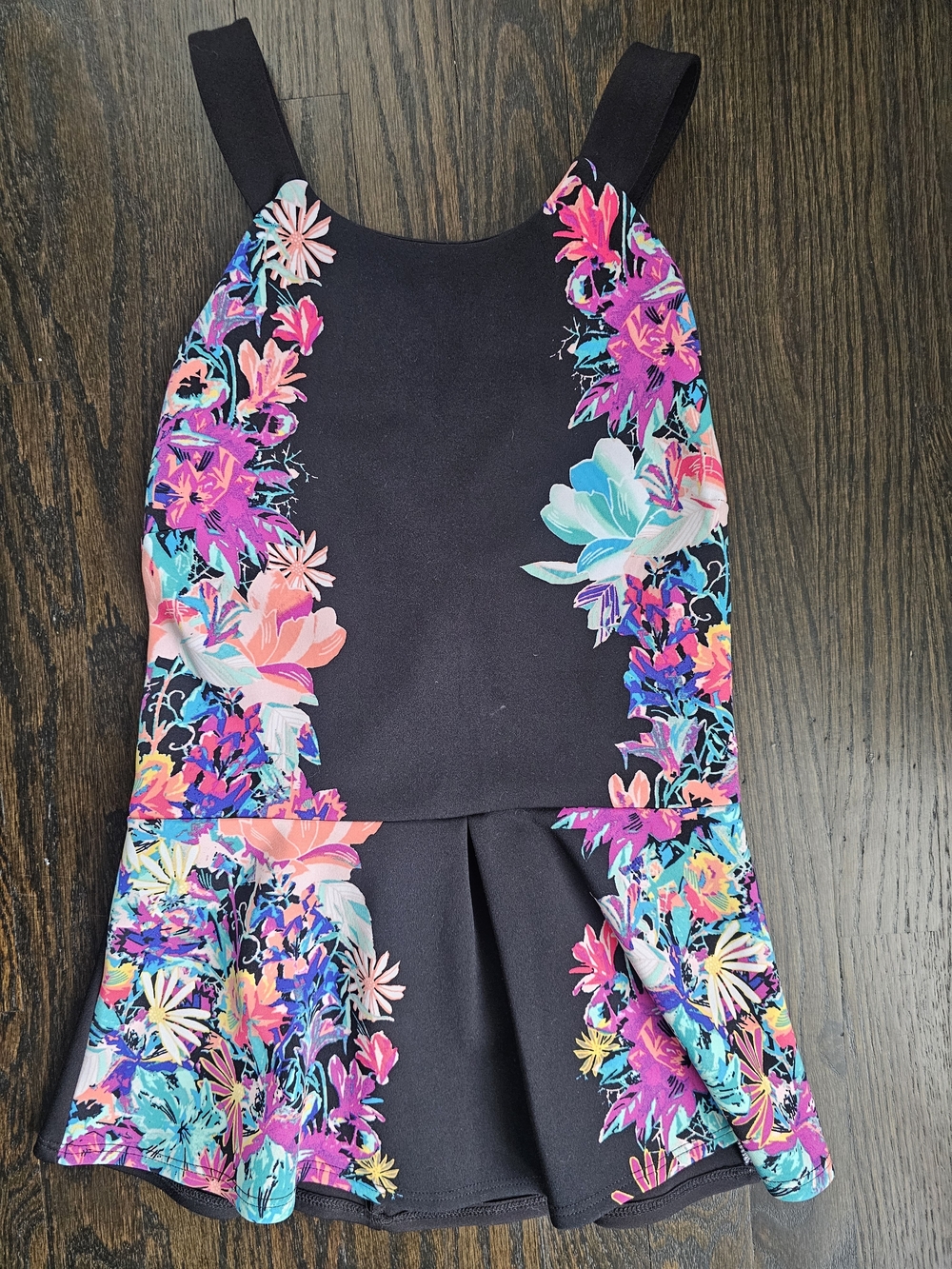 Nicole Miller Black Sleeveless Dress with Subtle Sheen